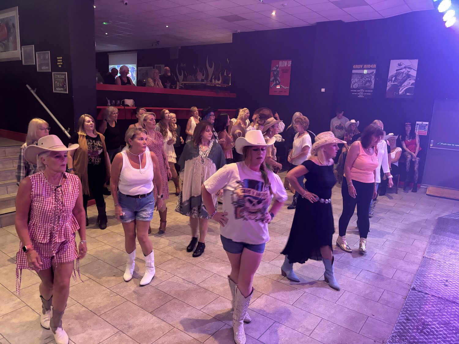 Line dancing class