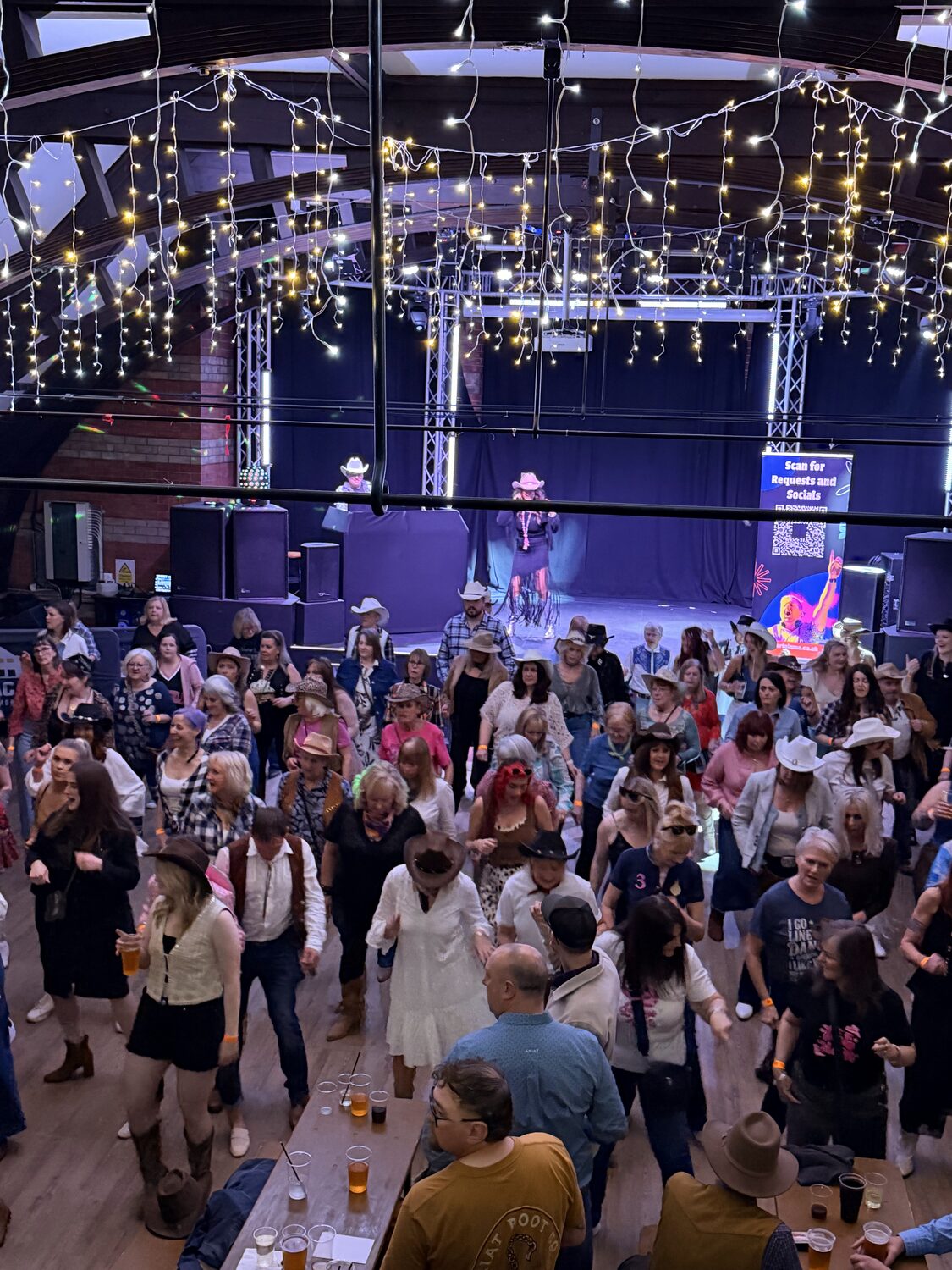Line dancing class